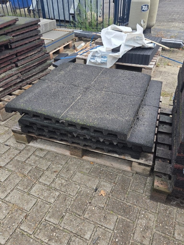 Rubberen tegels.  Stalmatten 100 x100 x6,5cm NOG 5, ., ., ., Opfok