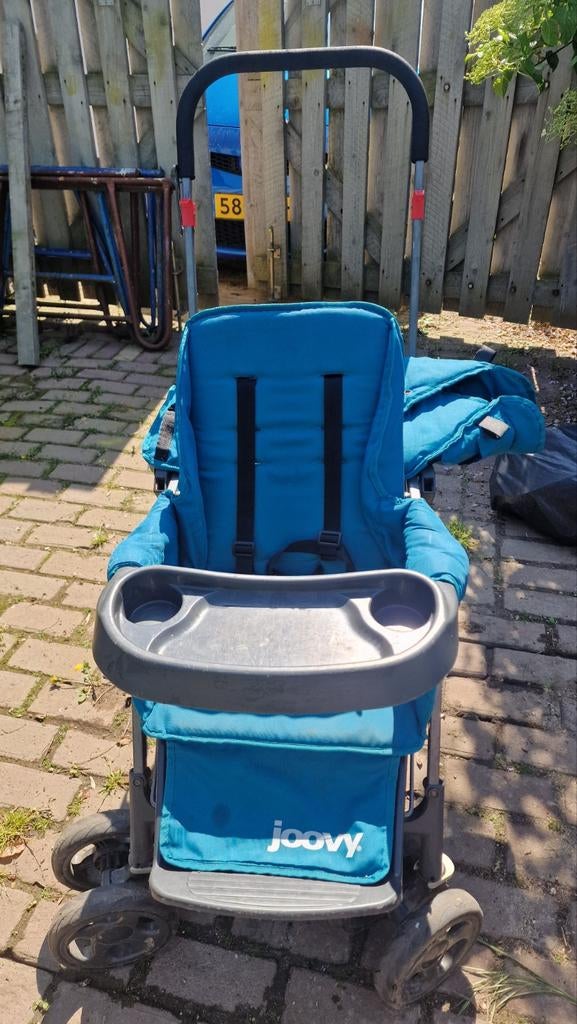 Joovy Duo Buggy - Handige Duowagen voor Twee Kinderen, Ophalen, Gebruikt, Overige merken, Verstelbare rugleuning
