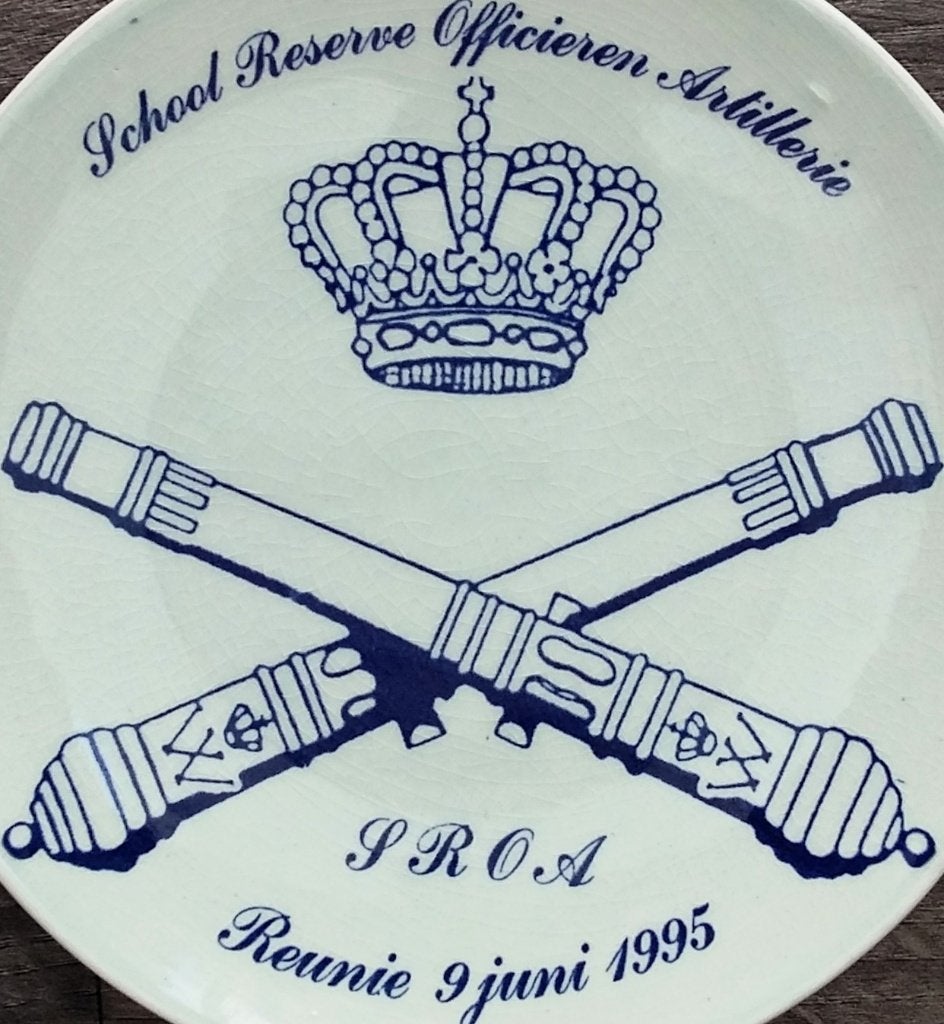 1995 Artillerie Militair Bord Reserve Officieren Landmacht, Nvt., Ophalen of Verzenden, Kunstobject, Nederland
