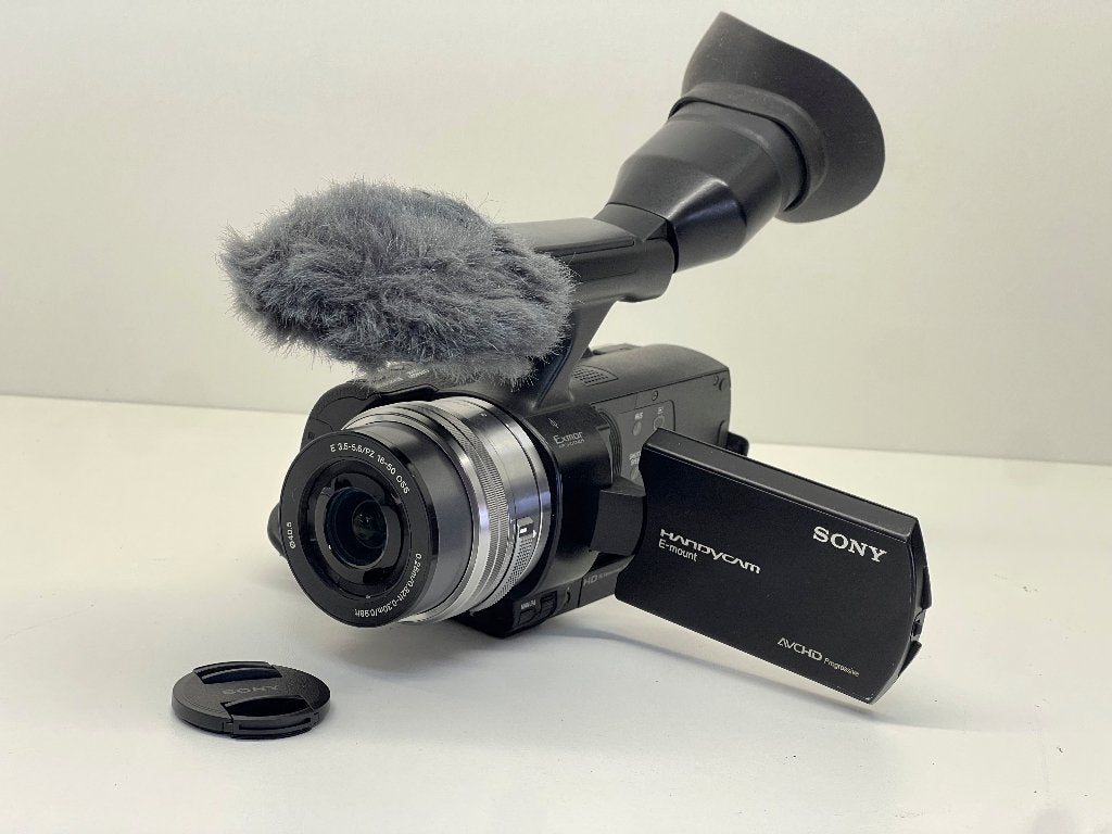 SONY NEX-VG20E Semi-pro Full HD Camcorder+16-50mm lens-zgan, Full HD, N, N, Ophalen of Verzenden