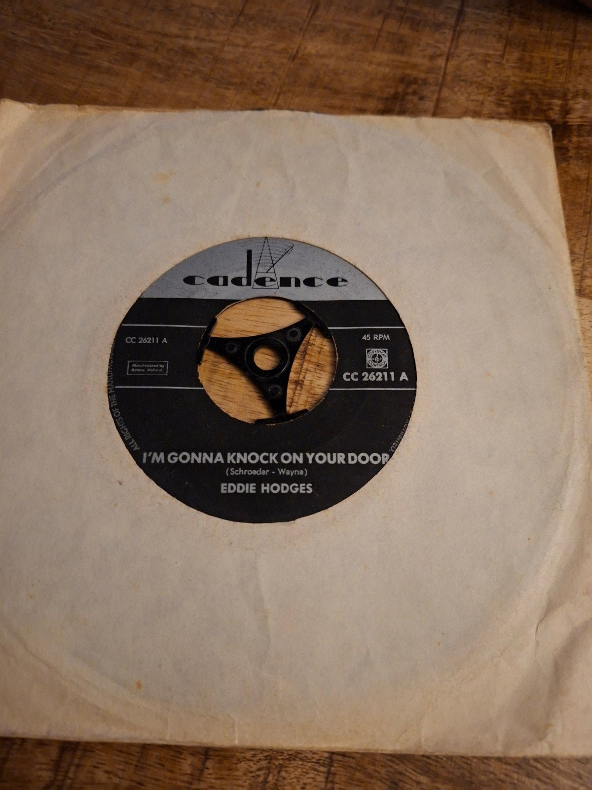 Eddie hodges  / i'm gonna knock on your door, Ophalen of Verzenden, Gebruikt, Pop