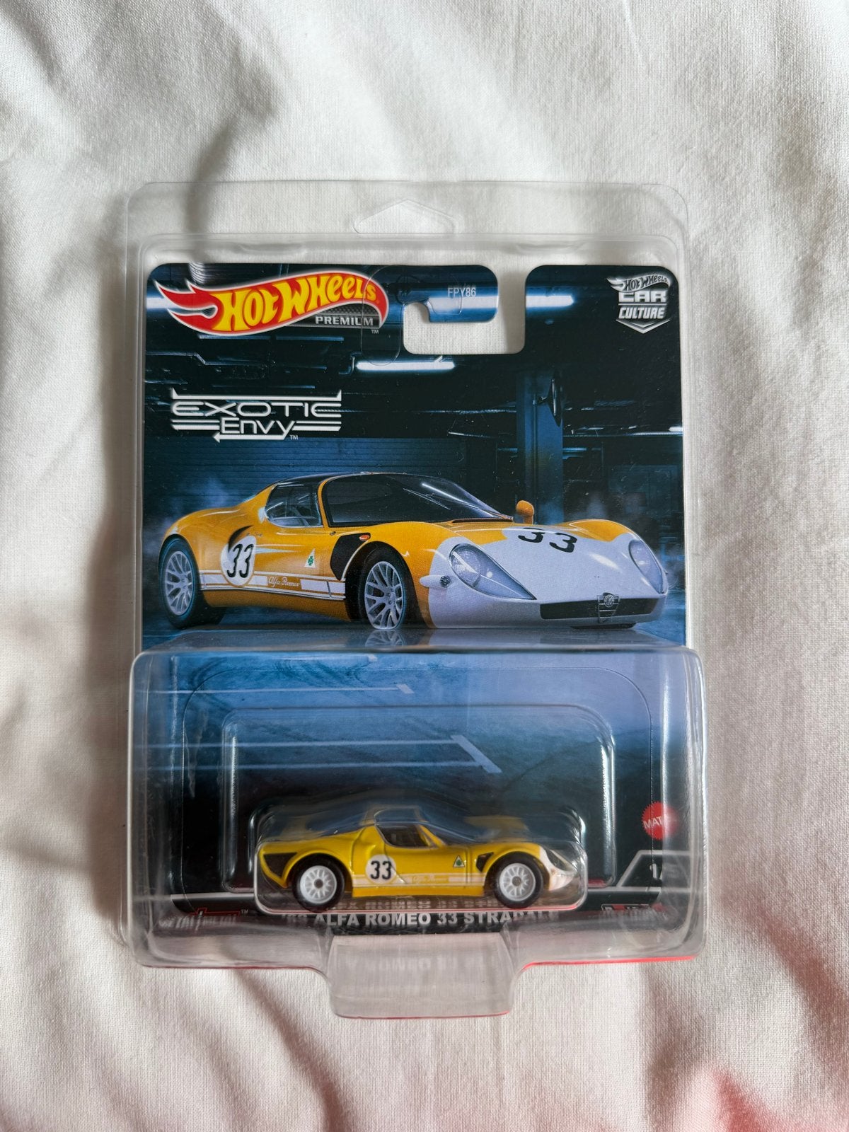 Hot Wheels Premium '69 Alfa Romeo 33 Stradale Exotic Envy, Ophalen of Verzenden, Nieuw