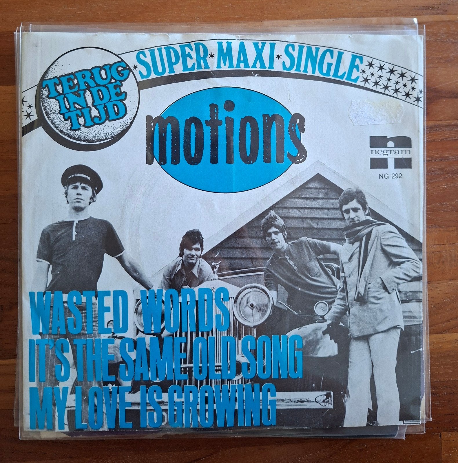 Motions  - Wasted words - Maxi single is TOP, Ophalen of Verzenden, Gebruikt, 7 inch, Pop