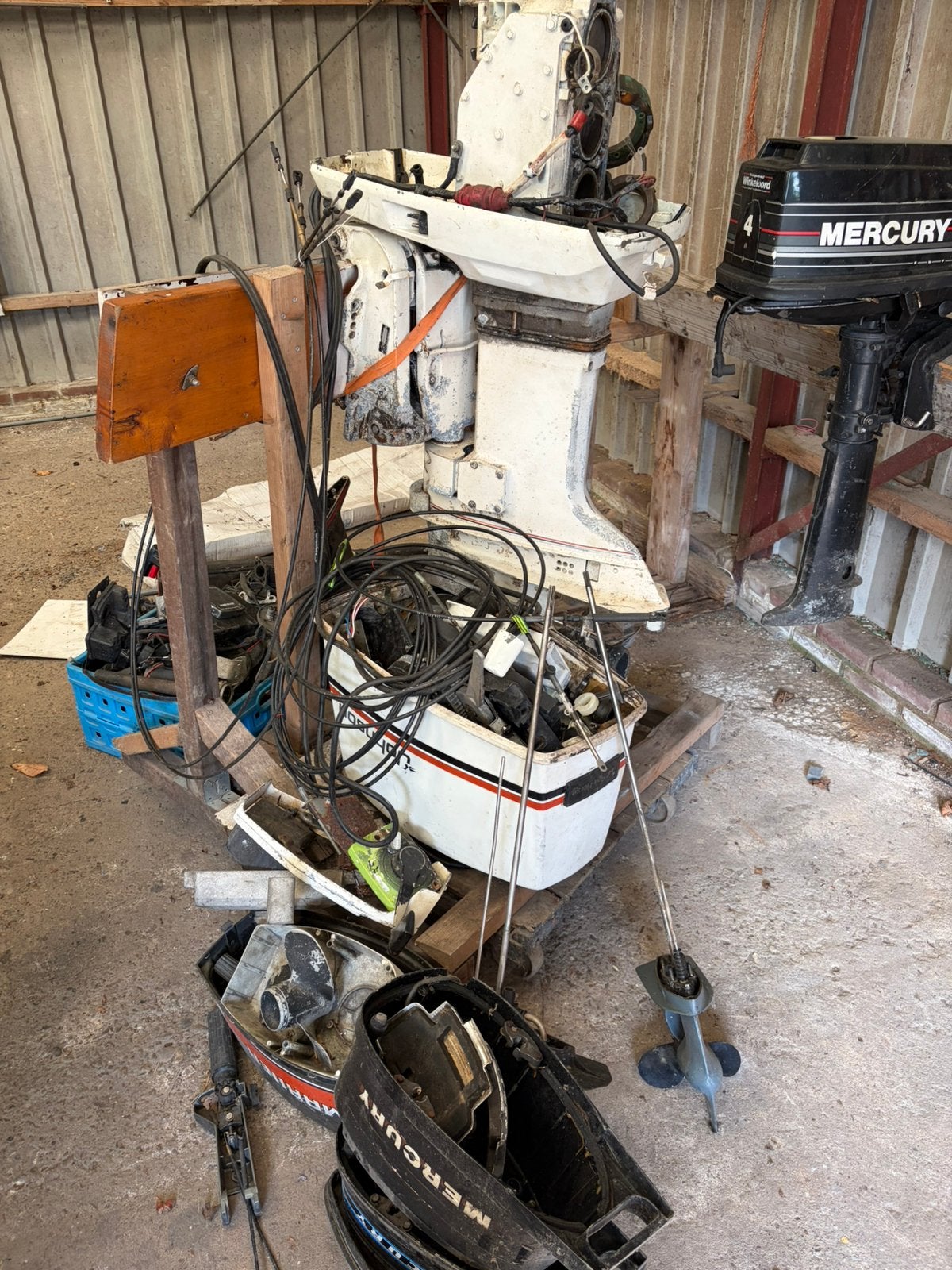 Buitenboordmotor onderdelen johnson, mercury, enz, Ophalen, Zo goed als nieuw, Motor en Techniek, Zeilboot of Motorboot