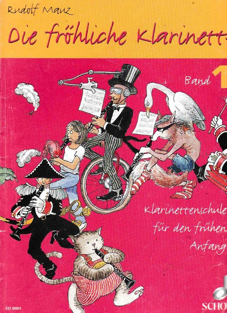 Die frohliche Klarinette deel 1 en 2  ( 349 ), Gebruikt, Verzenden, Klarinet, Artiest of Componist