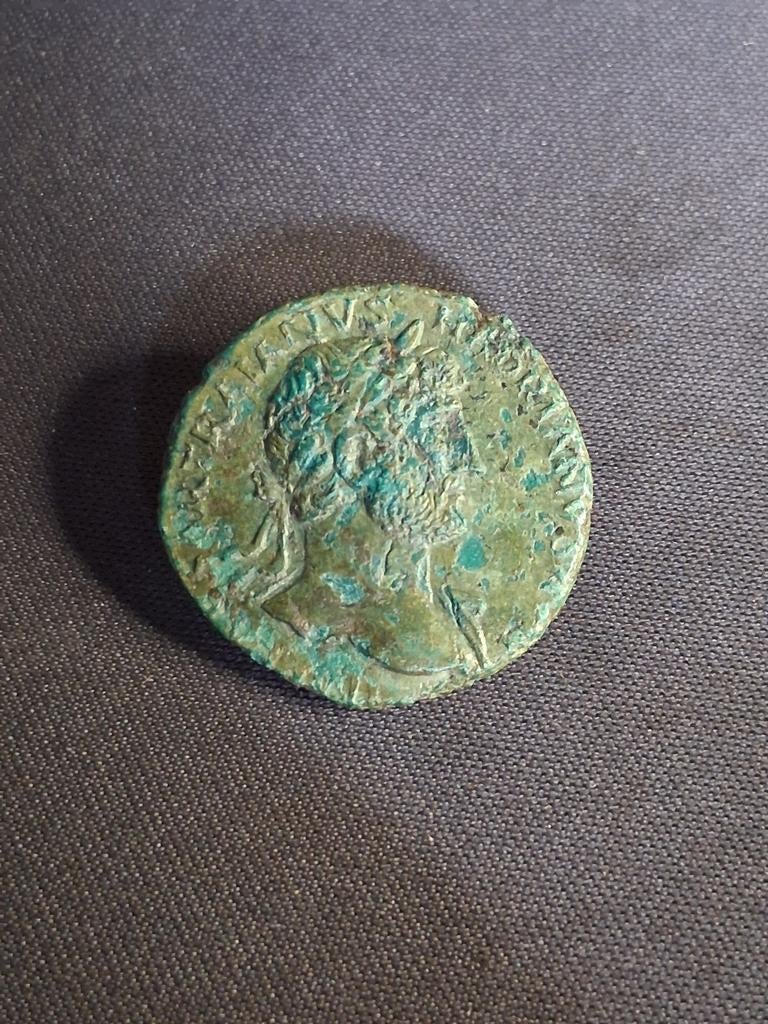 Romeinse as Hadrianus rome, Ophalen of Verzenden, Italië