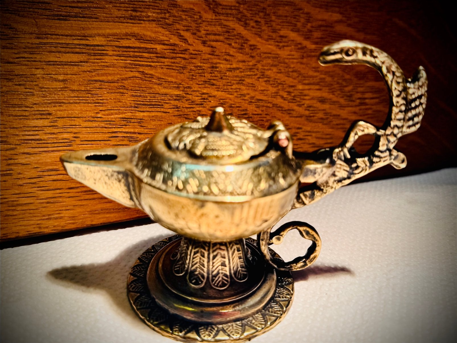 Vintage Aladdin wierrook brander, Ophalen of Verzenden, Koper