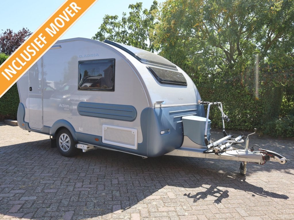 Adria Action 391 LH luifel, mover, fietsenrek, Rondzit, Tot en met 2, Bedrijf, 750 - 1000 kg