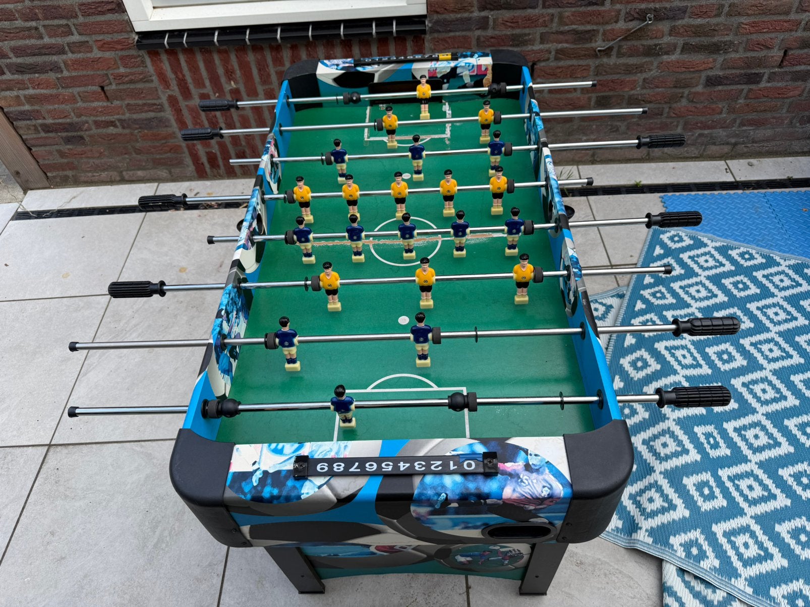 Voetbaltafel / Tafelvoetbalspel (Poten demontabel!), Ophalen, Zo goed als nieuw