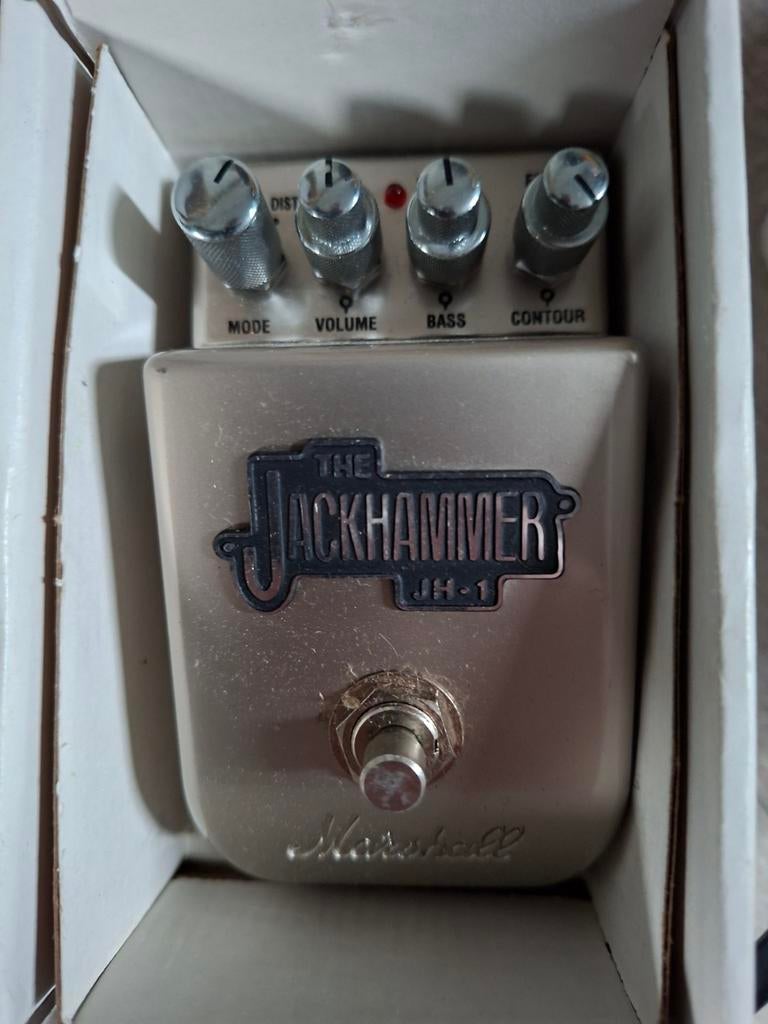 Marshall The Jackhammer JH-1 Distortion/Overdrive Pedaal, Muziek en Instrumenten, Effecten, Ophalen of Verzenden, Gebruikt, Distortion, Overdrive of Fuzz