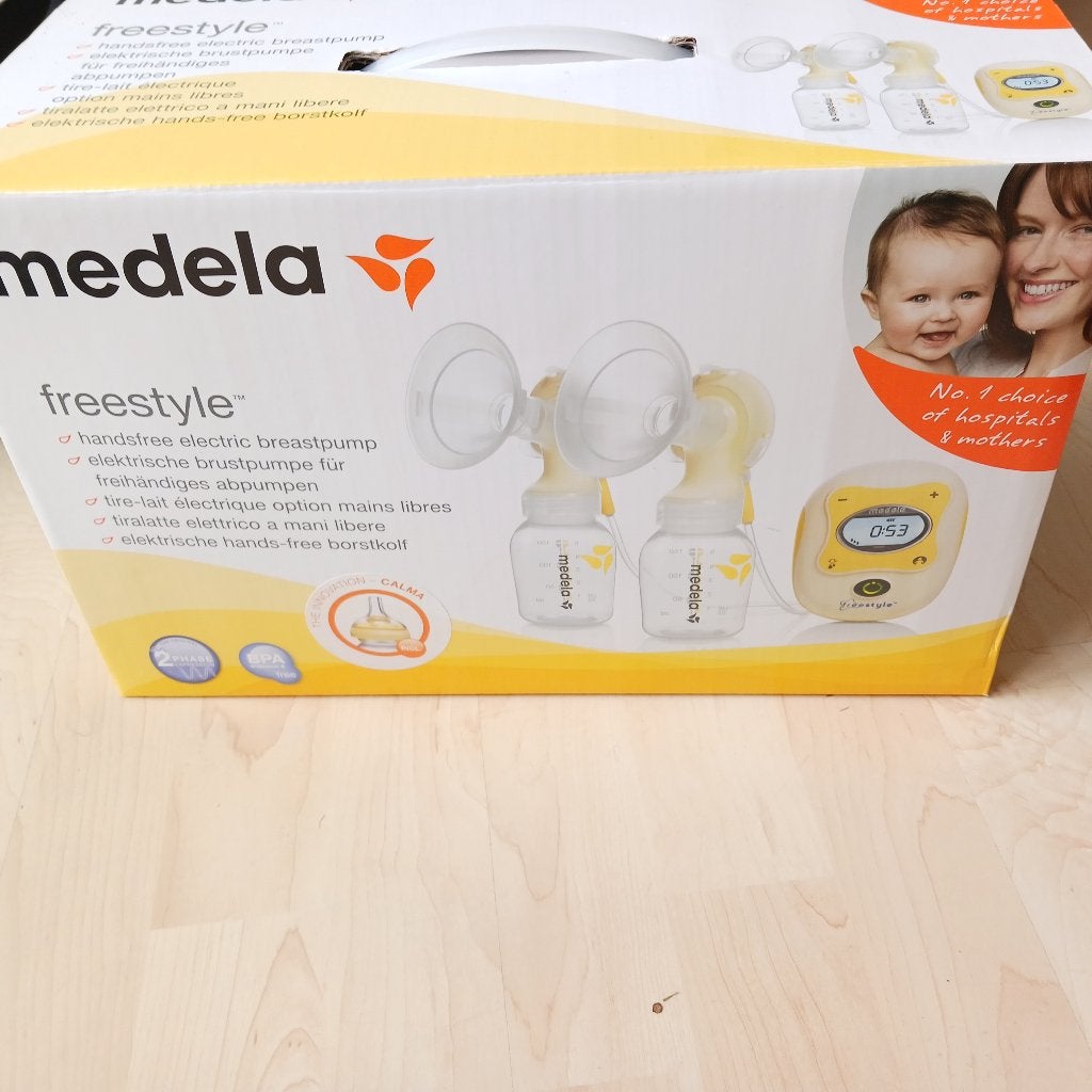 Medela dubbele elektrische borstkolf, Ophalen of Verzenden, Gebruikt, Borstkolf