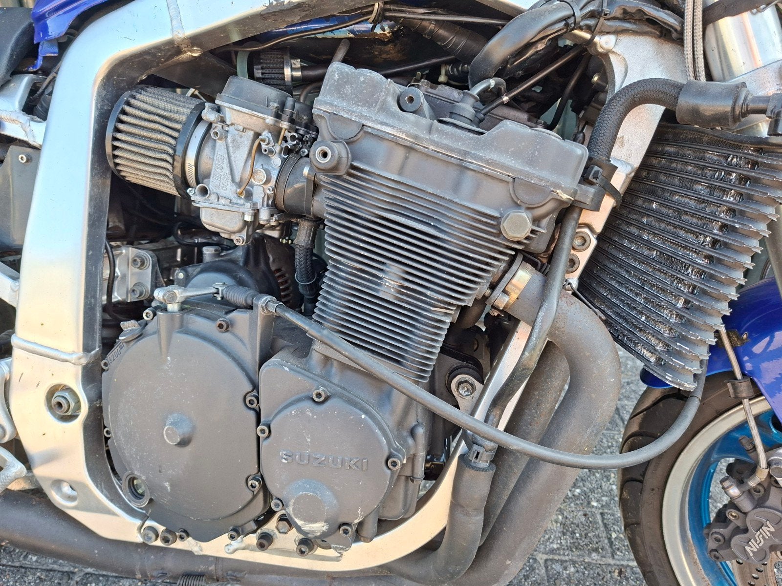 Suzuki GSXR 750 1991 Streetfighter - Oliegekoeld GSX-R 750, Ophalen, Gebruikt