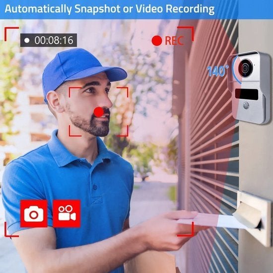 IP Videosysteem Draadloos – Intercom Systeem – Deurcamera, Corvance B.V., Verzenden, Nieuw, Corvancebol@gmail.com
