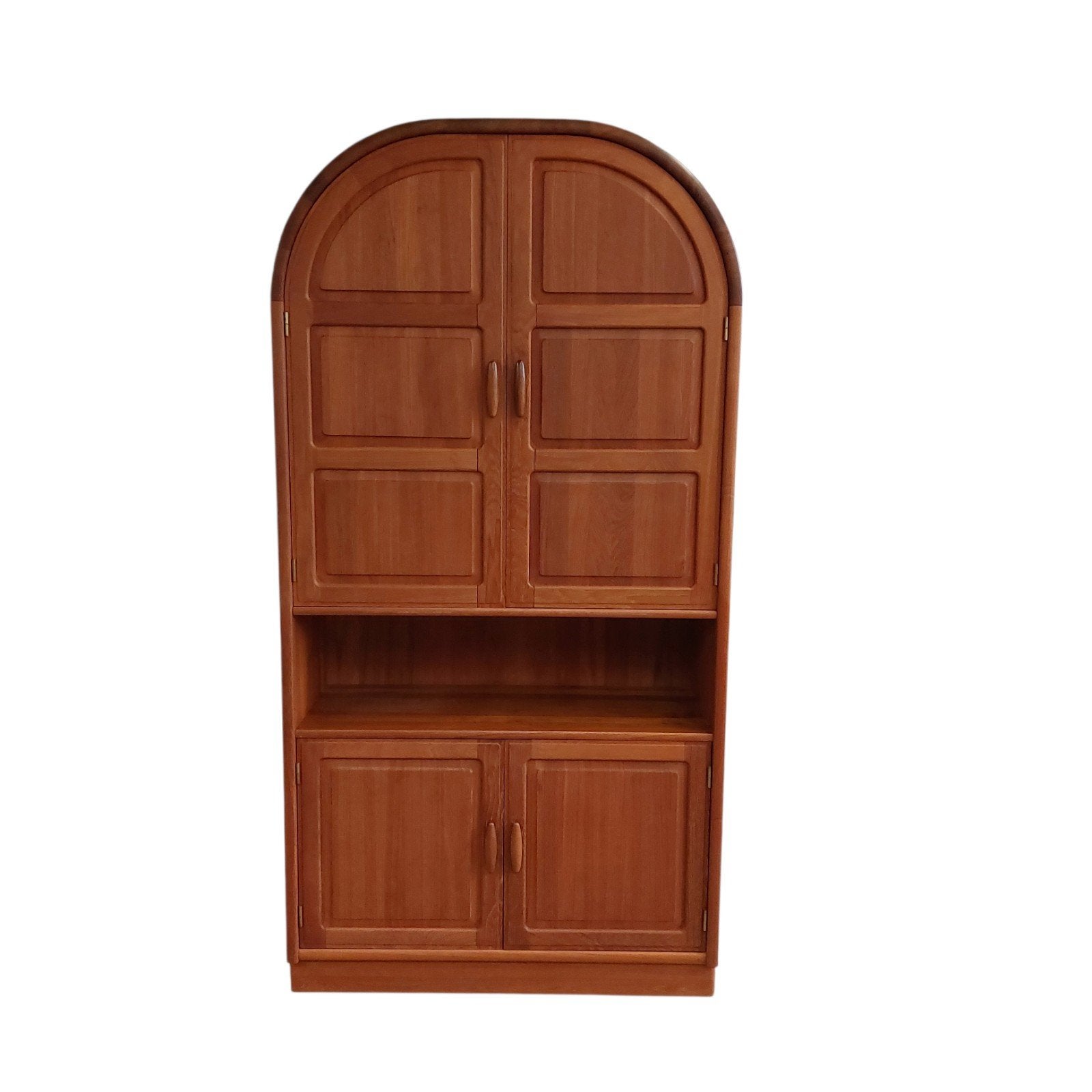 Vintage teakhouten Dyrlund boogkast, wandmeubel, Ophalen, 200 cm of meer, Dyrlund, Minder dan 150 cm