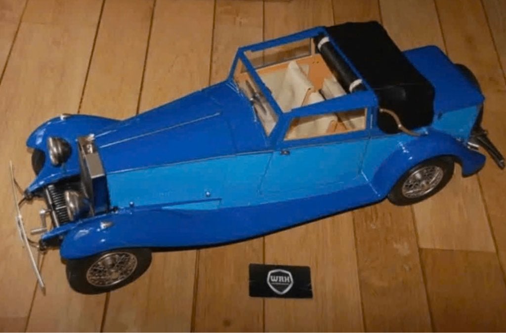 1:8 ROLLS ROYCE AMBASADOR blue Pocher UNIEK see info WRH, Verzenden, Zo goed als nieuw, 1:5 t/m 1:8, Auto