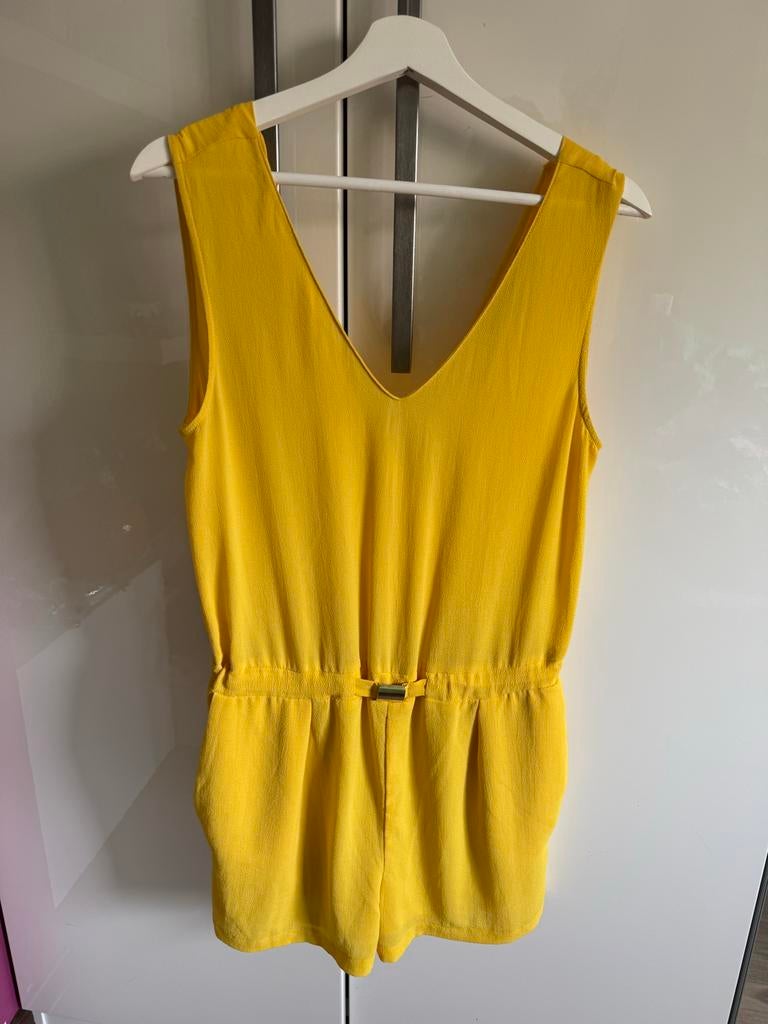 Zara Gele Jumpsuit Maat S, Ophalen of Verzenden, Zo goed als nieuw, Maat 36 (S), Geel