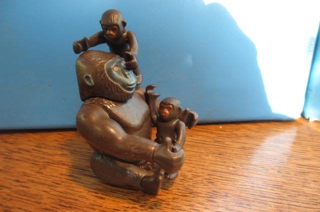 dierentuin wild life jungle 6639 70360 Gorilla 2 baby 100%, Ophalen of Verzenden, Zo goed als nieuw, Complete set