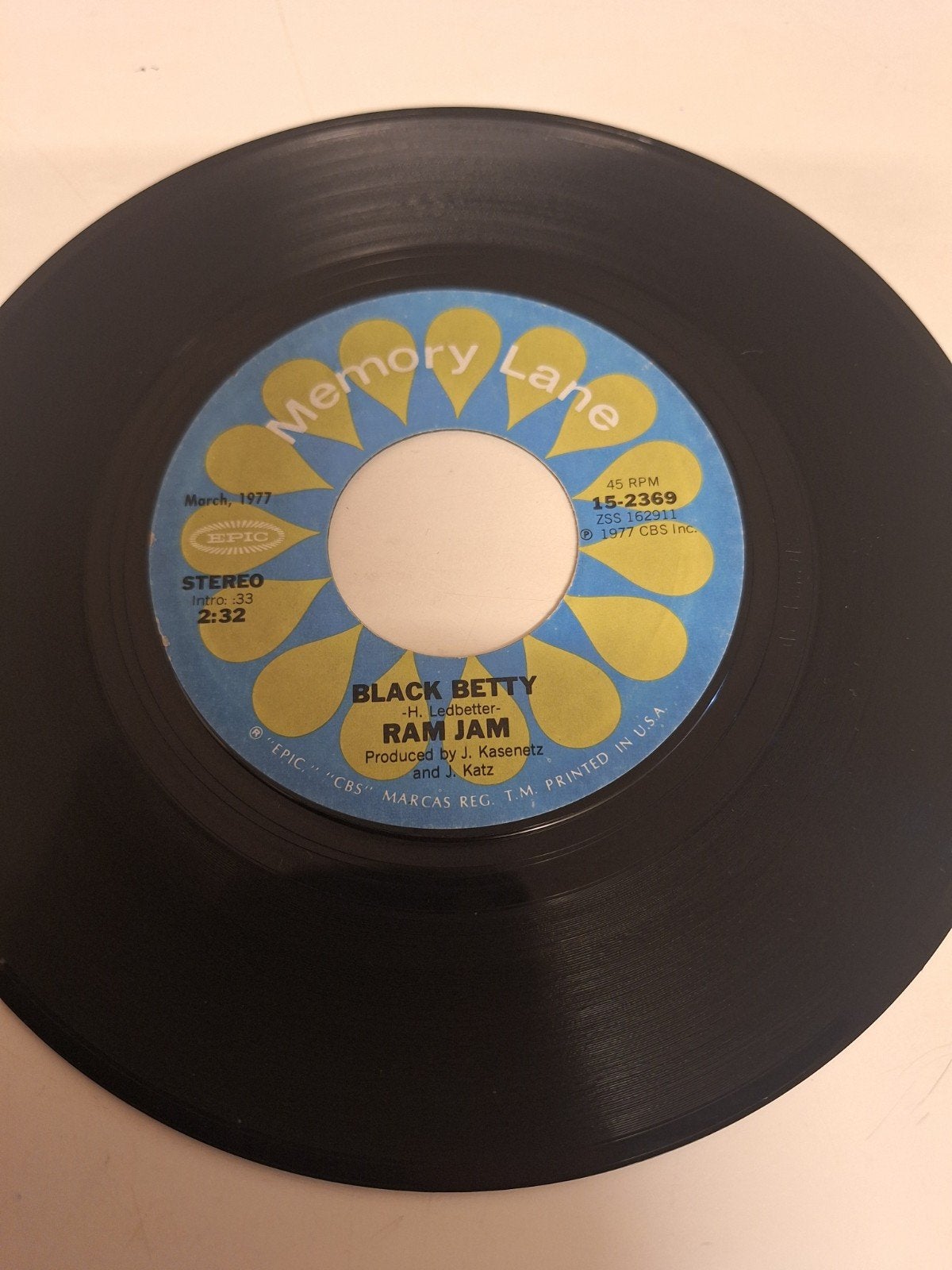 Ram Jam - Black Betty, 1977., Verzenden, Hardrock, 7 inch