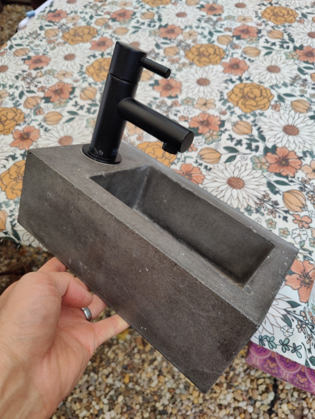 Fontein wasbak, Doe-het-zelf en Verbouw, Sanitair, Ophalen, Wastafel