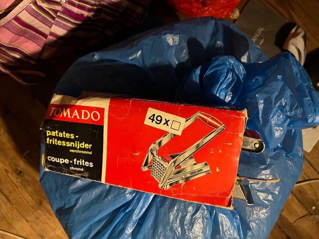 Tomado aardappelfriet snijder nog nieuw in doos, Ophalen of Verzenden, Nieuw