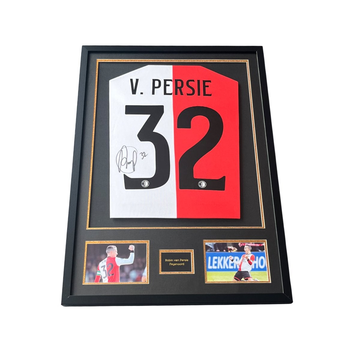 Robin van Persie gesigneerd Feyenoord thuisshirt, Shirt, Verzenden, Feyenoord, 1695 CX, 28