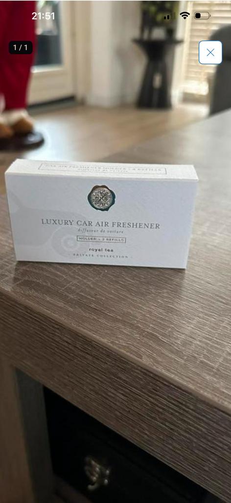 Rituals Royal Tea Autoparfum, Auto diversen, Auto-accessoires, Ophalen of Verzenden, Zo goed als nieuw