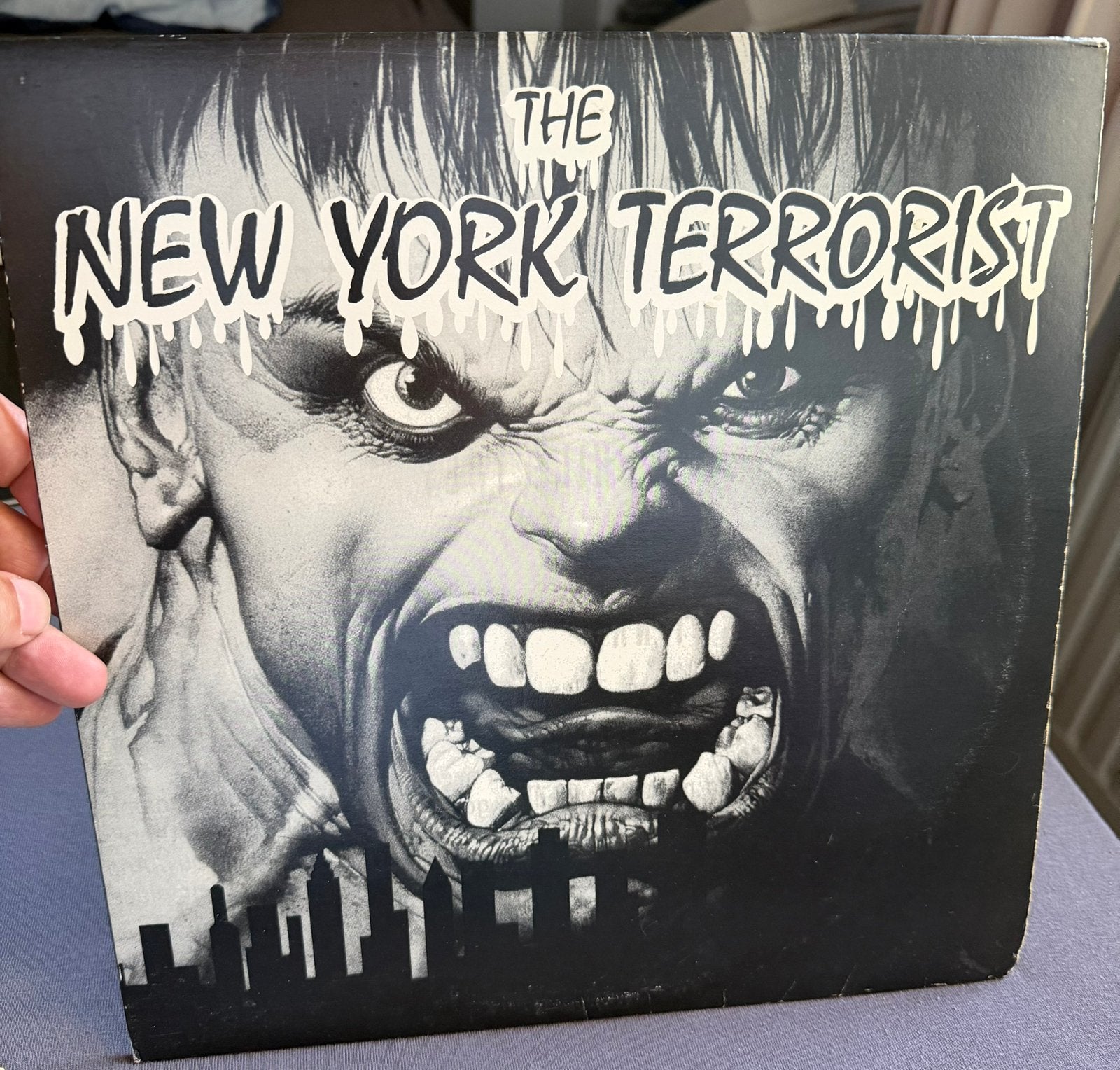 Gabber vinyl Omar Santana NY Terrorist Da Joint 1994, Cd's en Dvd's, Ophalen of Verzenden, Gebruikt, 12 inch