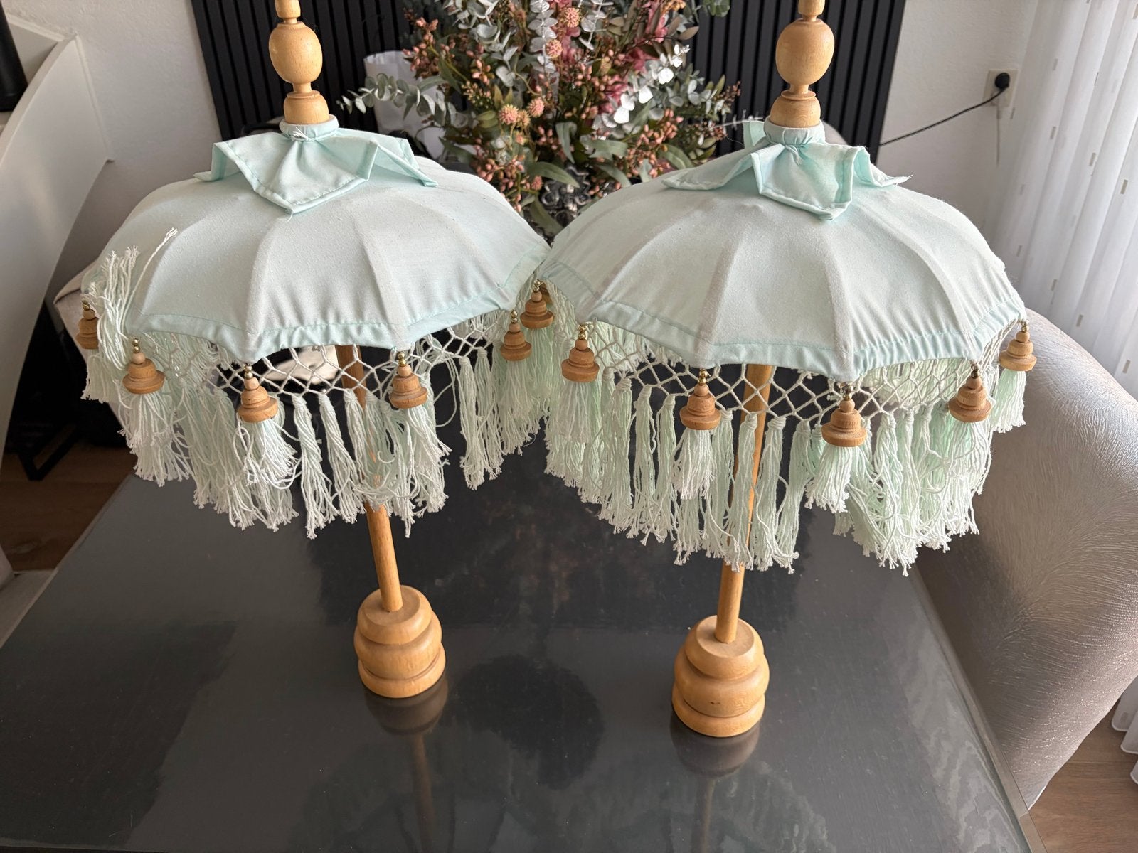 Decoratieve Parasolletjes - Set van 2, Ophalen of Verzenden, Zo goed als nieuw, Minder dan 1 meter, Overige typen
