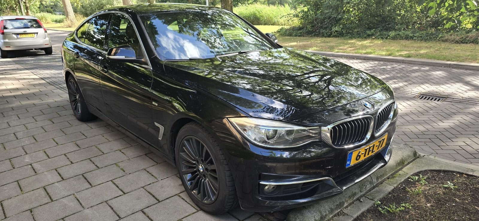 BMW 3-Serie GT 320I Aut8 2014 Zwart, Auto's, BMW, Achterwielaandrijving, 4 cilinders, 1535 kg, Zwart