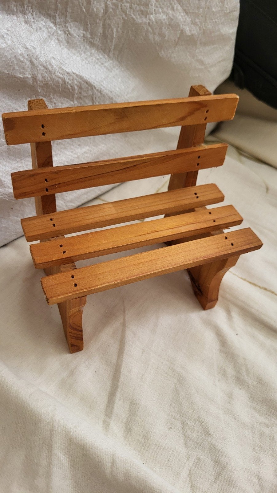 Noordwijk - Miniatuurbankje van Hout Gratis, Ophalen