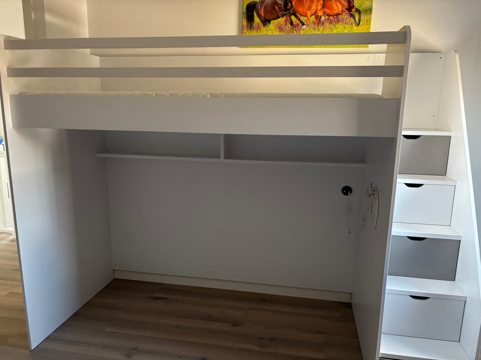 Nette Hoogslaper / bed, Ophalen, 85 tot 100 cm, Gebruikt, Hoogslaper of Stapelbed