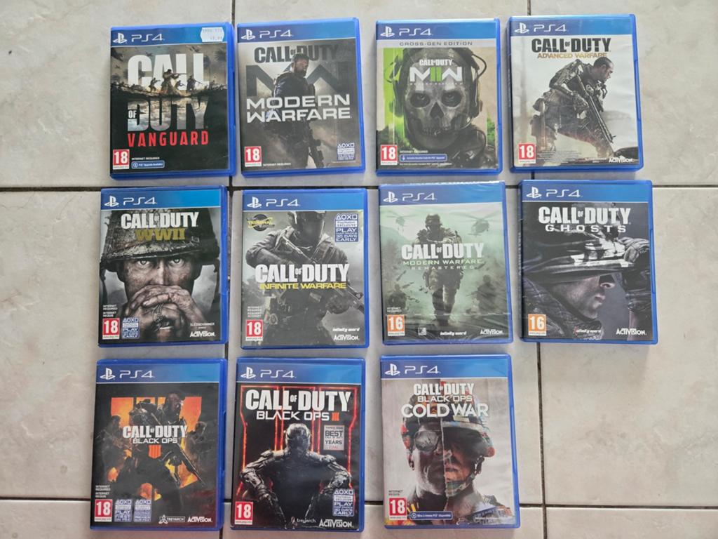 Call of duty serie ps 4 compleet of los verkoop, Spelcomputers en Games, Games | Sony PlayStation 4, Vanaf 18 jaar, Shooter, 1 speler