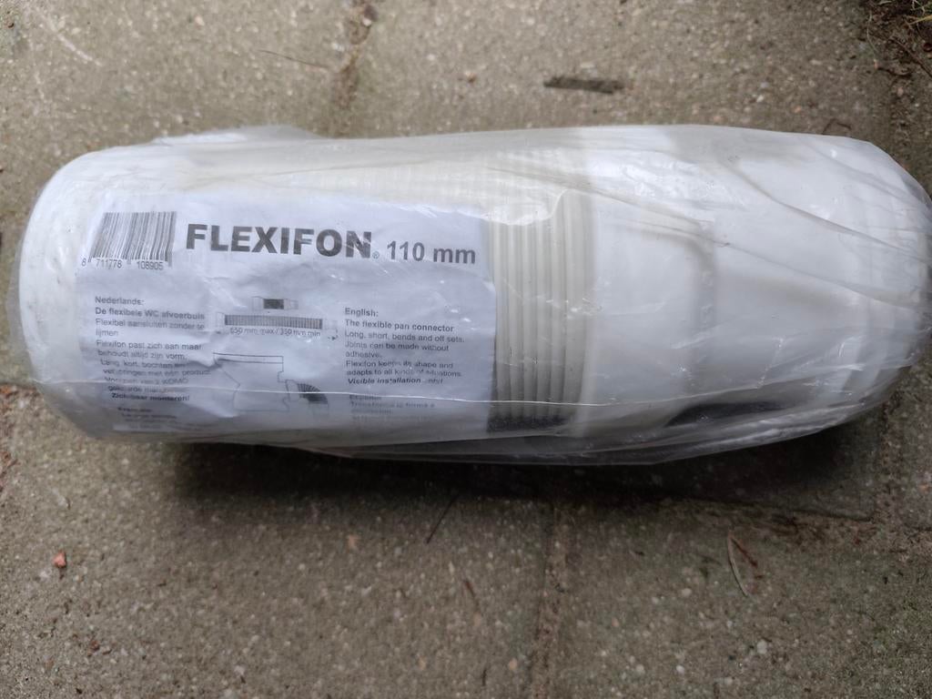Flexibele WC afvoerbuis 110 mm - Nieuw in verpakking, Afvoer, Pvc, Nieuw, Ophalen of Verzenden