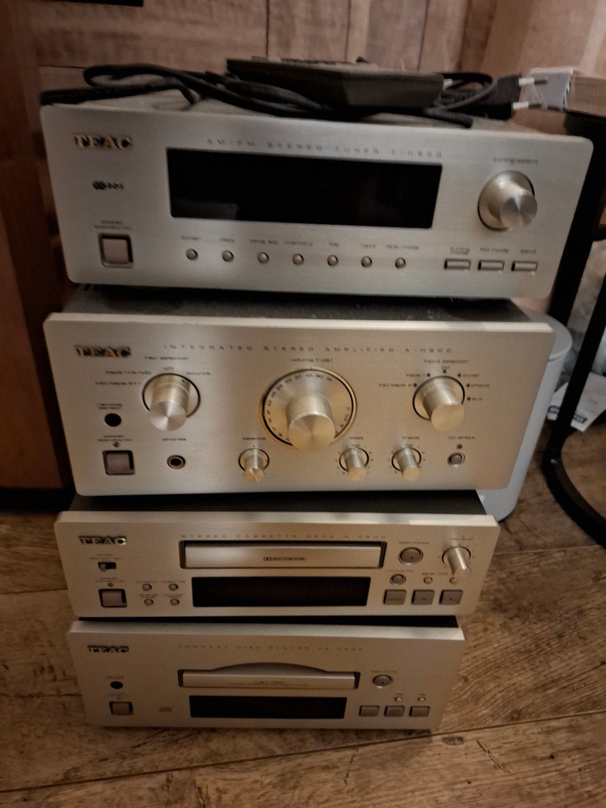 TEAC Stereo Set - Tuner, Versterker, Cassettedeck, CD-speler, Gebruikt, Losse componenten, Cassettedeck, Ophalen
