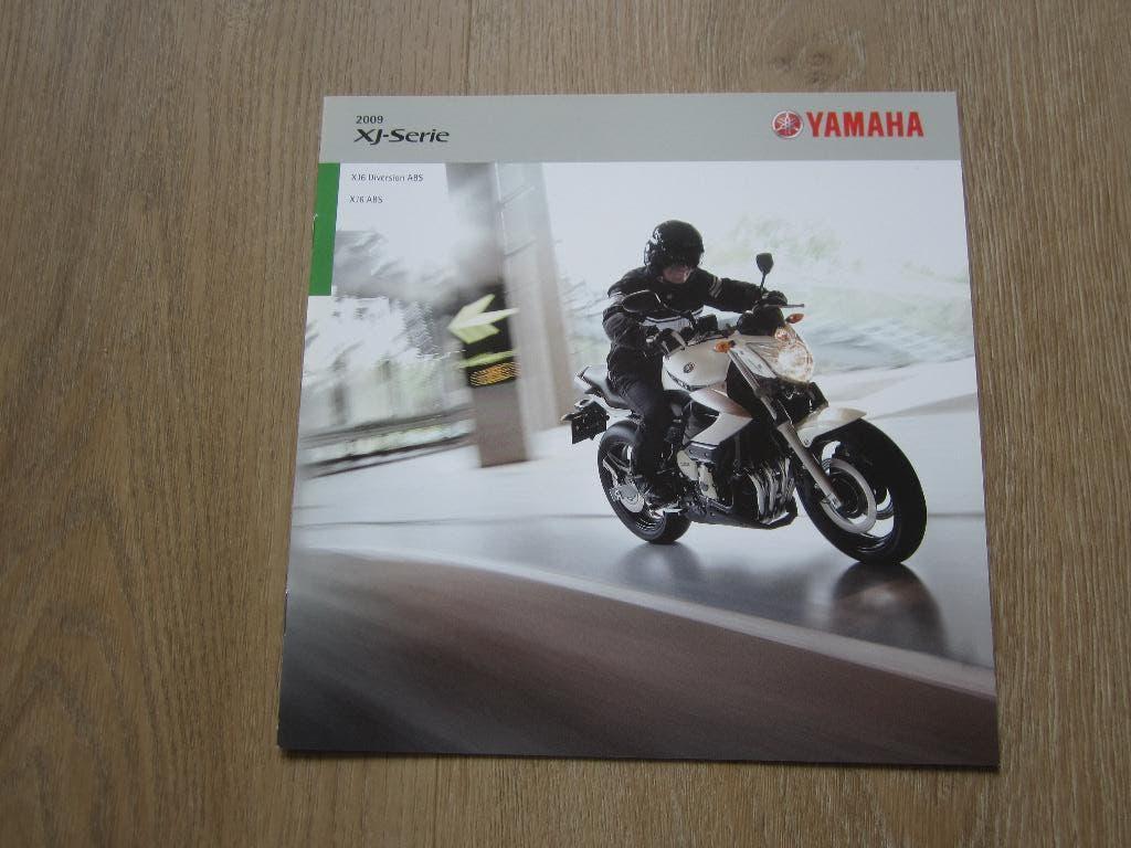 Yamaha XJ6 ABS / XJ6 Diversion ABS brochure folder 2009, Ophalen of Verzenden, Yamaha
