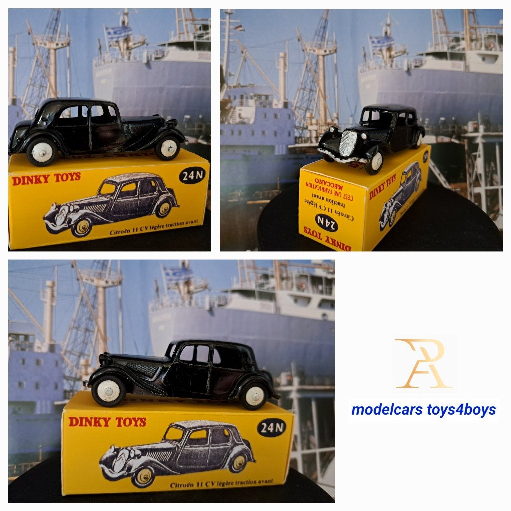 Dinky Toys France 24N 11CV/BL 1/43, Verzenden, Gebruikt, Auto, Dinky Toys