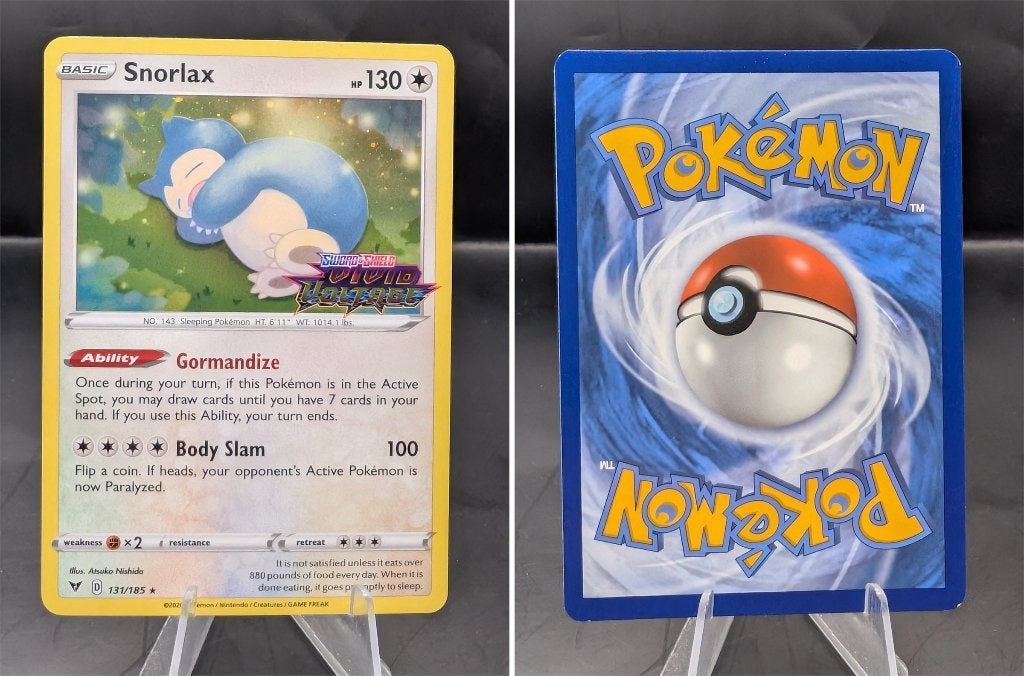Snorlax Vivid Voltage (VIV 131) - Excellent, Ophalen of Verzenden, Zo goed als nieuw, Losse kaart
