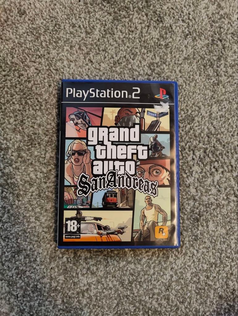 PS2 - GTA: San Andreas INCL POSTER/MAP - Compleet, Avontuur en Actie, Vanaf 18 jaar, 1 speler, Ophalen of Verzenden
