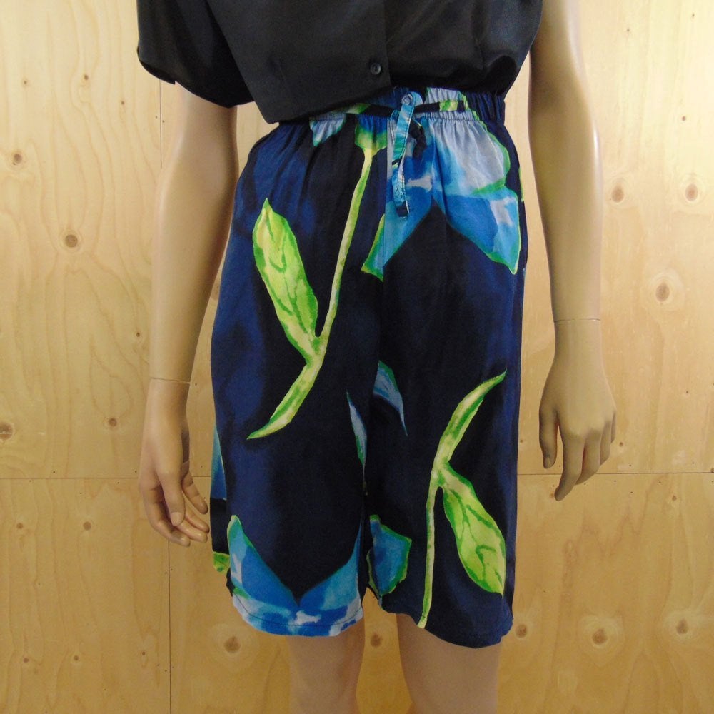 Vintage shorts bloemenprint maat S, Kort, Zo goed als nieuw, Vintage, Maat 36 (S)