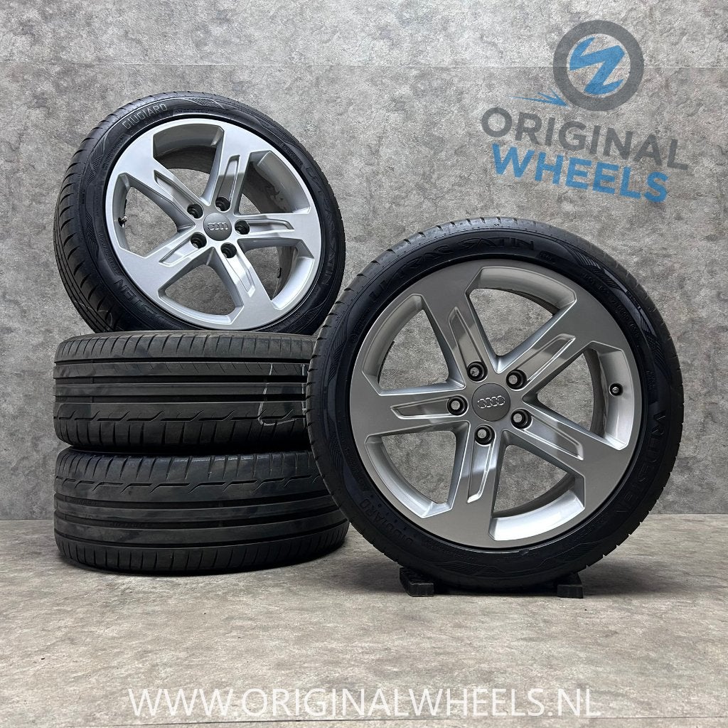 diversen 17 inch originele velgen + zomerbanden Audi A3, Audi, Gebruikt, Banden en Velgen, 17 inch