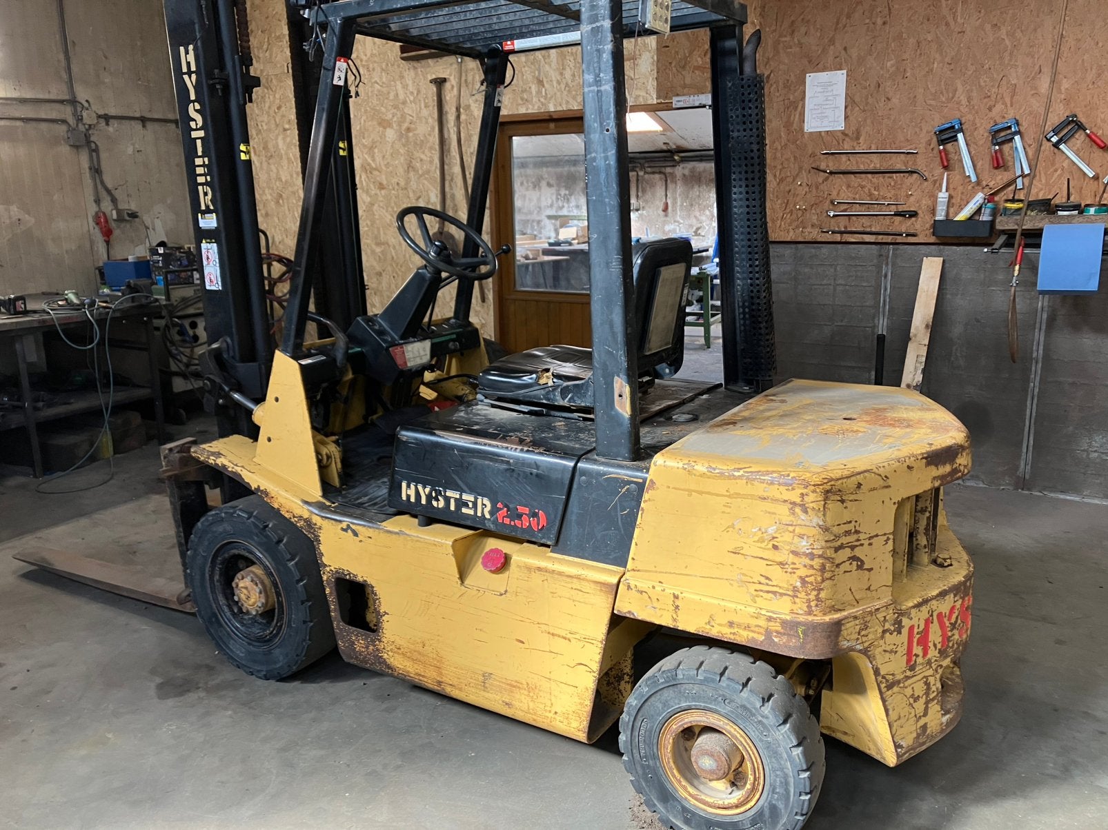 Hyster 2.5 ton Diesel, 2000 tot 3000 kg, Ophalen, Diesel, Heftruck