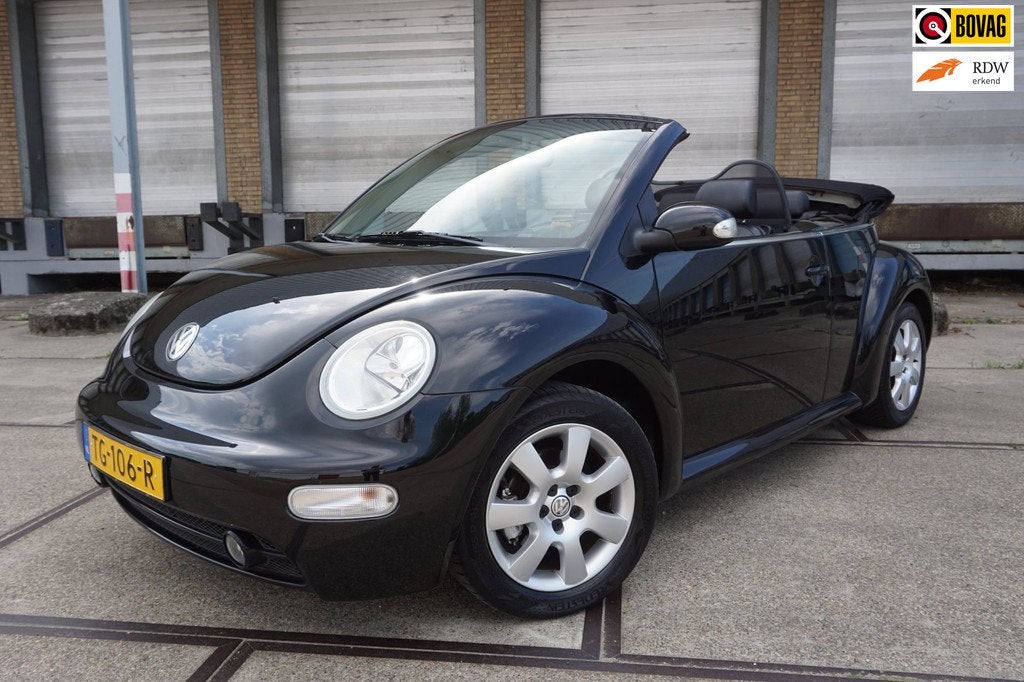 Volkswagen New Beetle Cabriolet 1.6, Auto's, Volkswagen, Gebruikt, 4 cilinders, Cabriolet, 4 stoelen