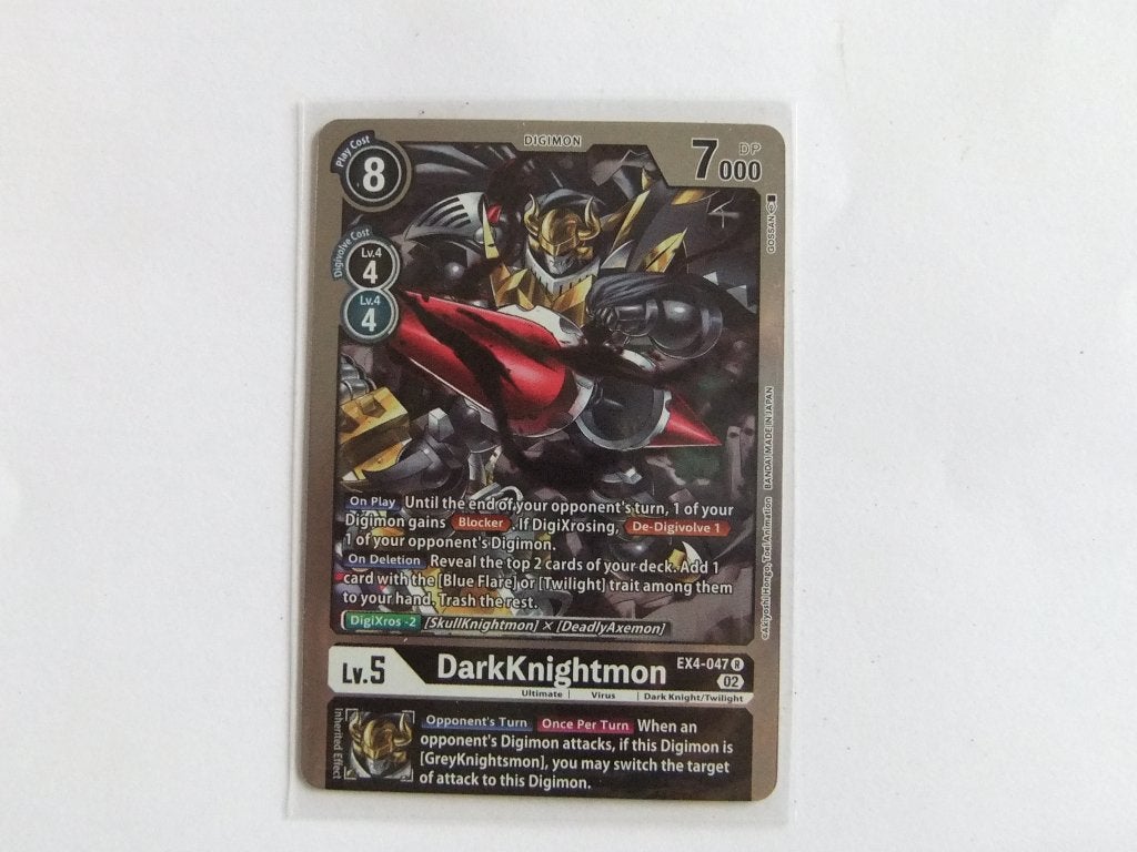 Digimon Card Game - DarkKnightmon EX4-047R, Verzenden, Nieuw, Losse kaart, Foil