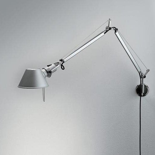 170x Artemide Tolomeo Mini Parete Wandlamp Aluminium, Huis en Inrichting, Lampen | Wandlampen, Niet ingevuld, Niet ingevuld, Zo goed als nieuw