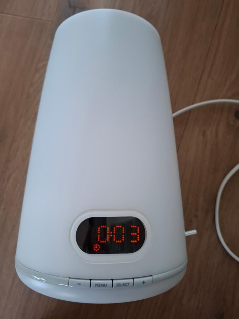 Philips Wake-up Light HF3465 - Lichtwekker, Ophalen, Zo goed als nieuw, Modern