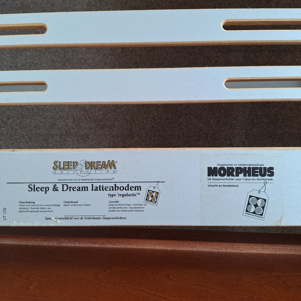 Senioren bed zonder motor, Ophalen, 90 cm, Eenpersoons, Bruin
