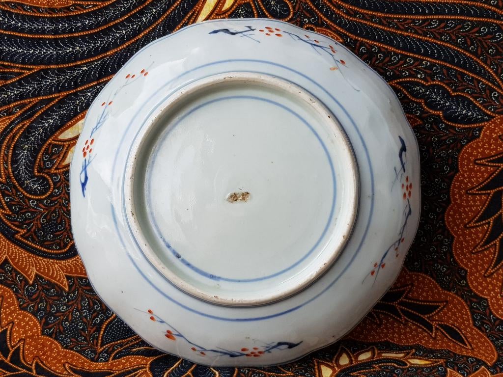 Mooi origineel antiek Imari porselein bord uit Japan 21,4 cm, Antiek en Kunst, Ophalen of Verzenden