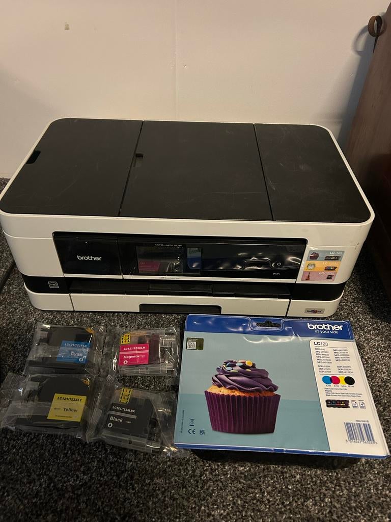 Brother MFC-J4510DW All-in-One Printer met extra inkt, Inkjetprinter, All-in-one, Kleur printen, Ophalen of Verzenden