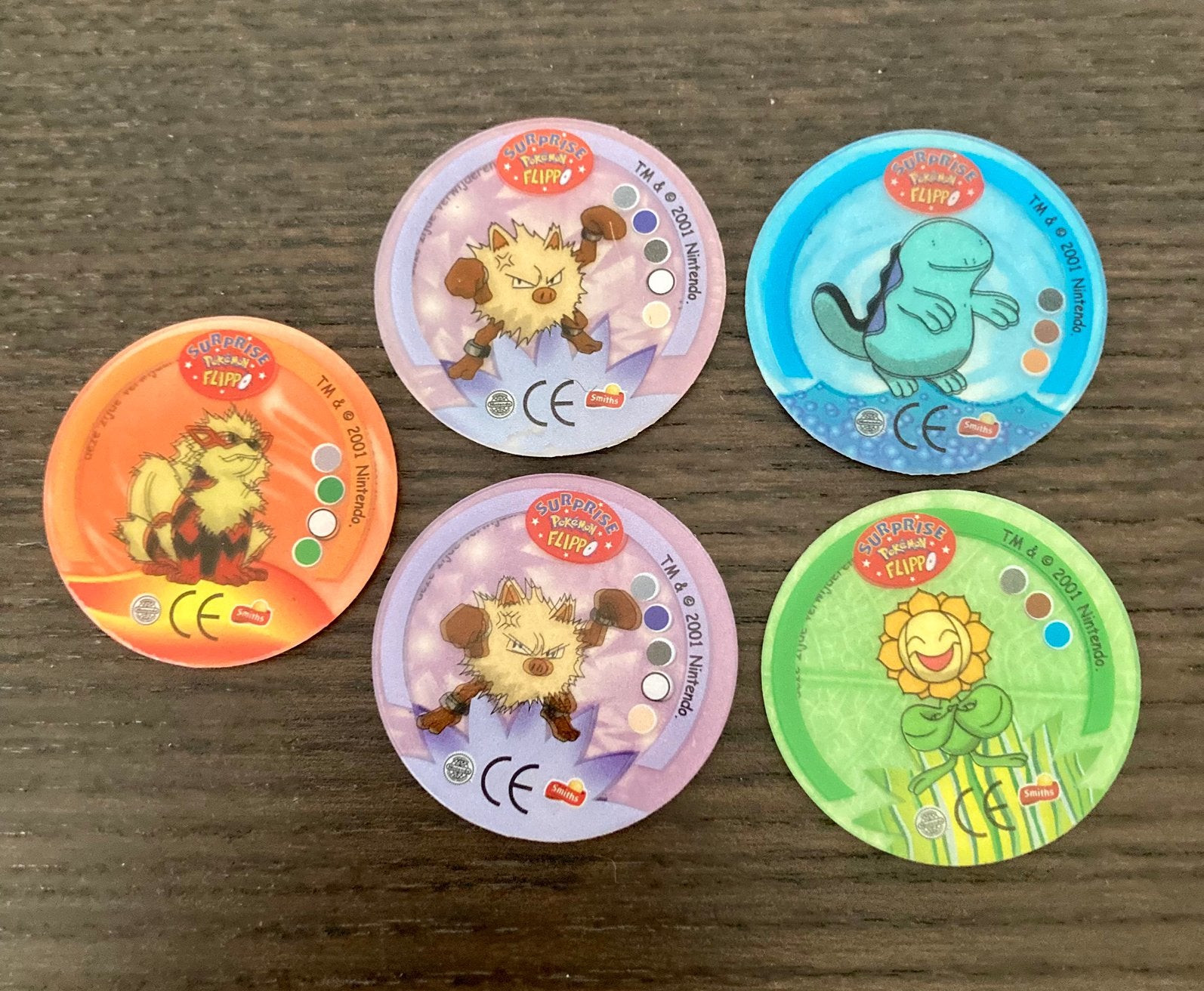 Surprise Pokemon Flippo’s 2001 (5), Verzamelen, Flippo's, Ophalen of Verzenden, Losse flippo's