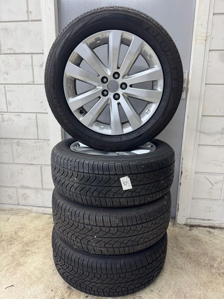 Subaru Foreser Lichtmetalen velgen met banden | 225/55 R17, Ophalen, Gebruikt, Velg(en), 17 inch